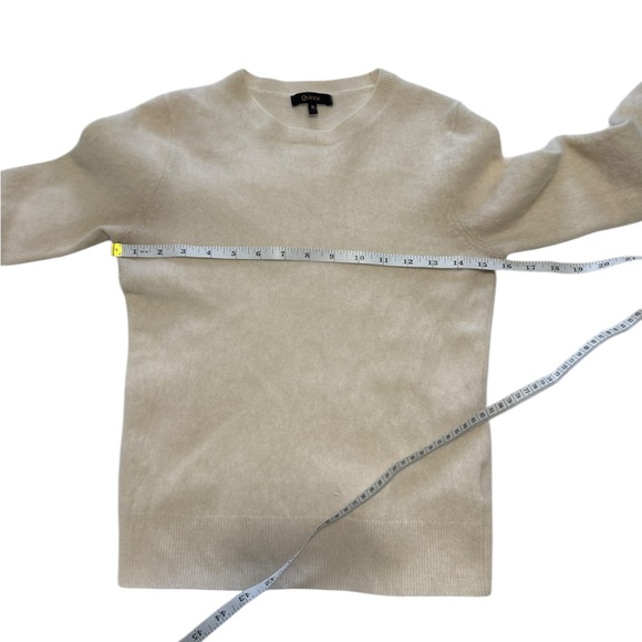 Quince Ivory 100% Cashmere Sweater size Small - Picture 6 of 9